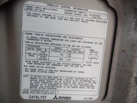 1988 MITSUBISHI MONTERO TAN 2.6L MT 4WD 193888